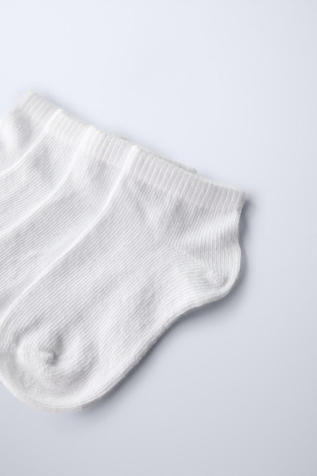 FOUR-PACK OF PLAIN ANKLE SOCKS - Zara фото 6