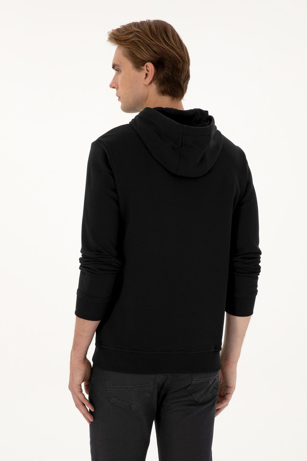 Erkek Siyah Basic Sweatshirt Sepette S_rpriz _ndirim - U.s. polo assn фото 12