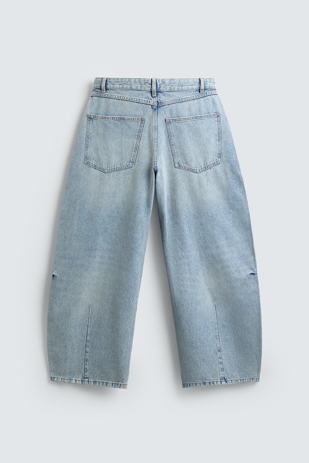 JEANS BALLOON FIT CREMALLERA / Azul / Verde - Zara фото 8