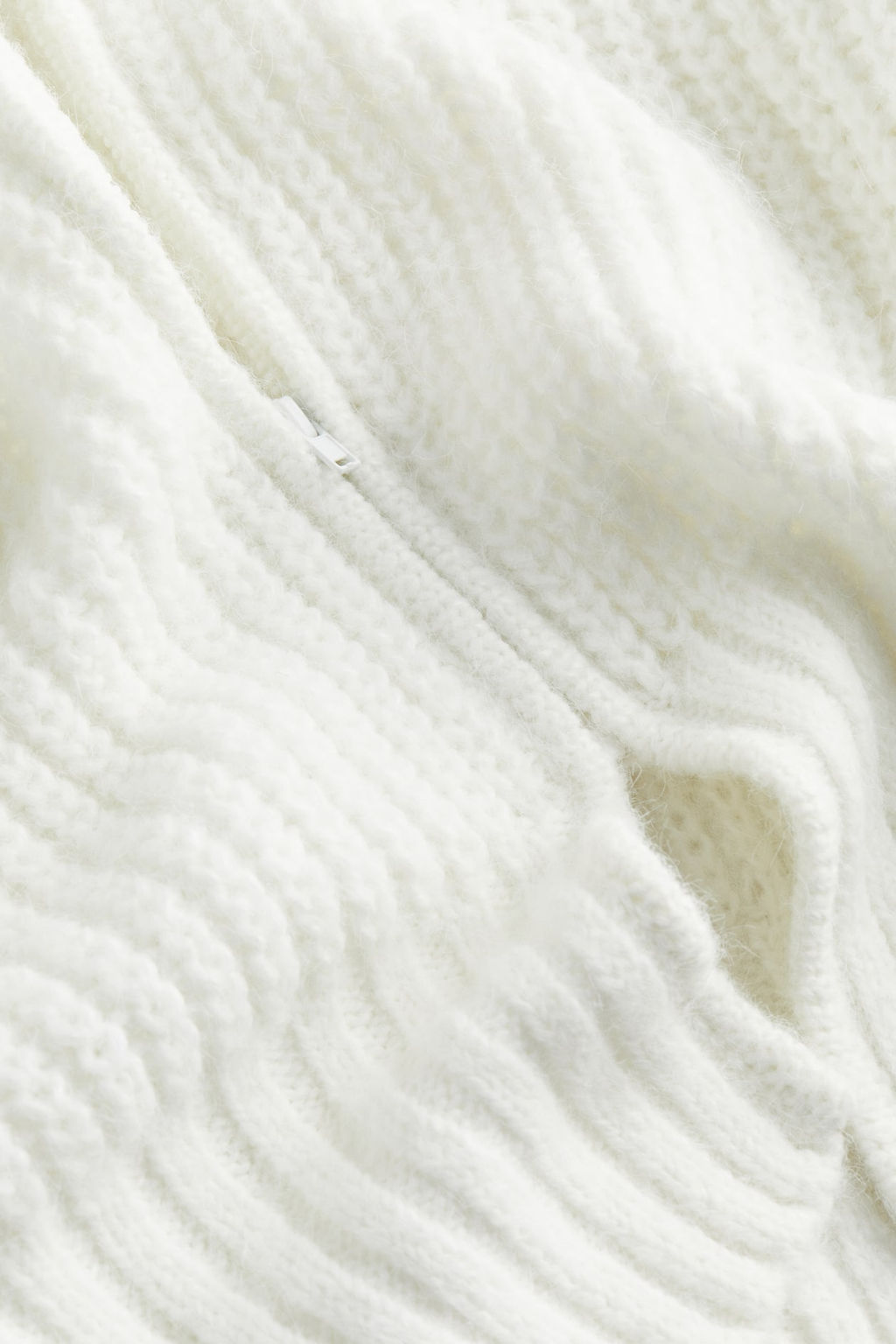 Cardigan con cuello y cremallera - H&m фото 7