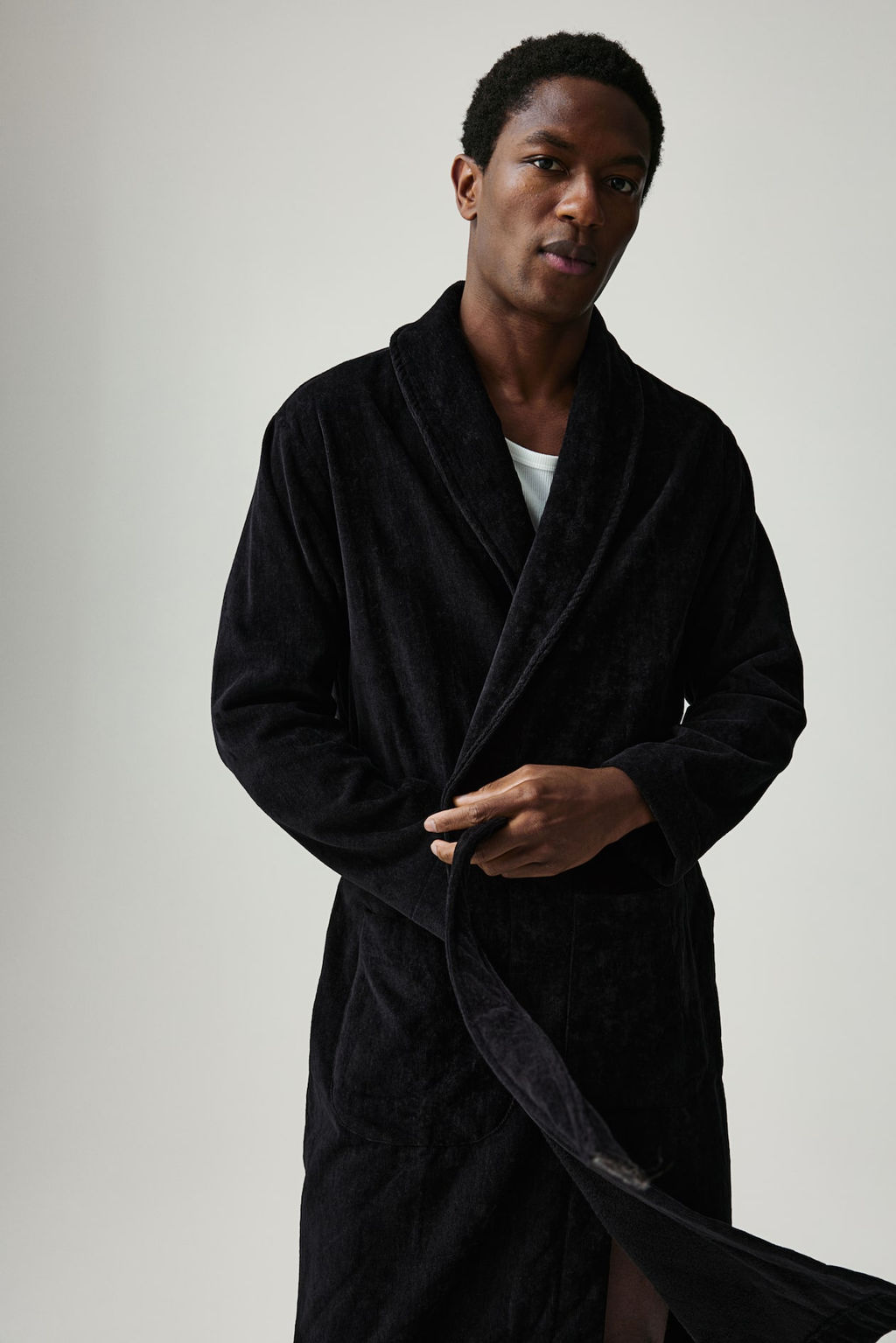 Terry dressing gown - H&m фото 3