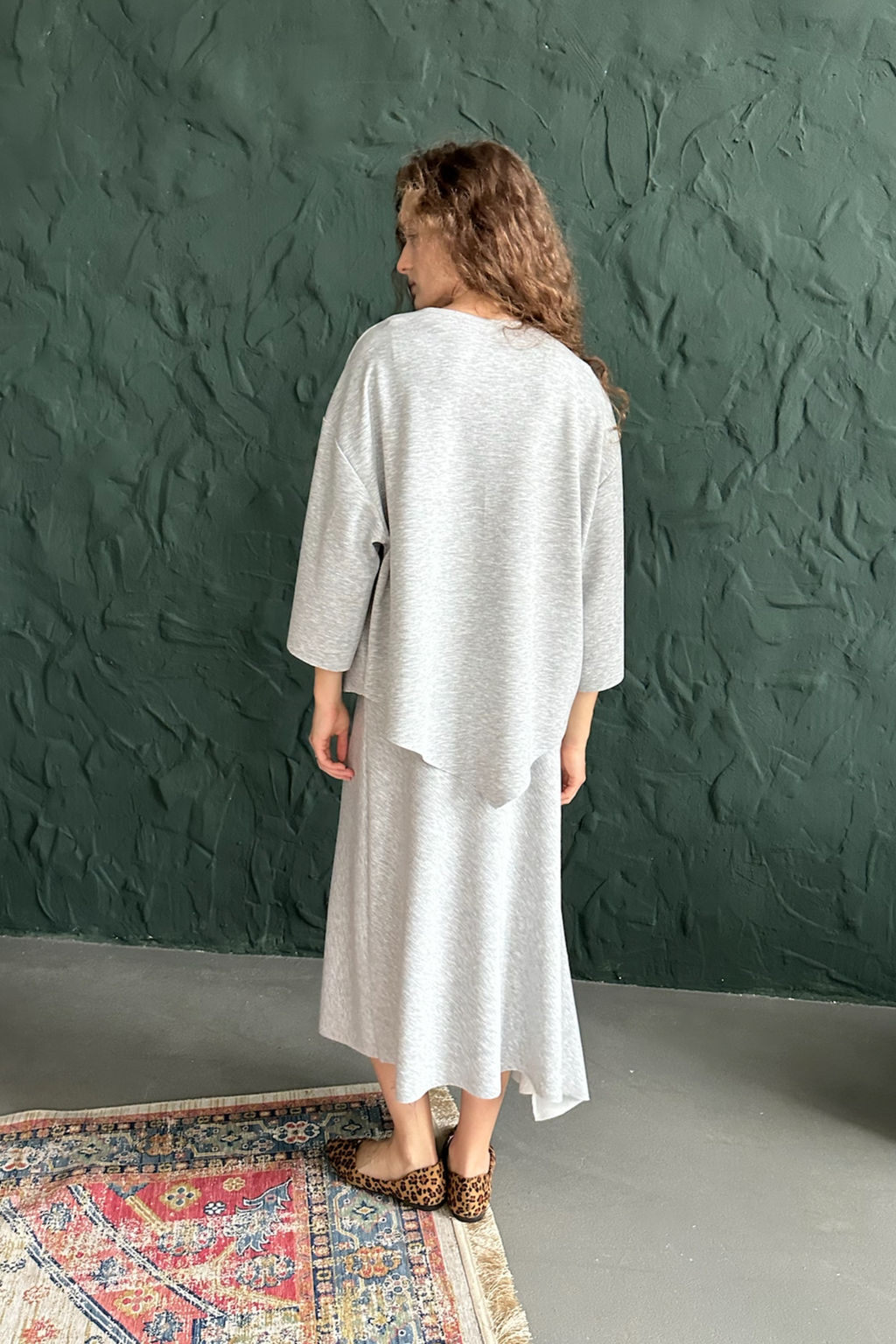 Блузка женская ASY105/01/Серый меланж