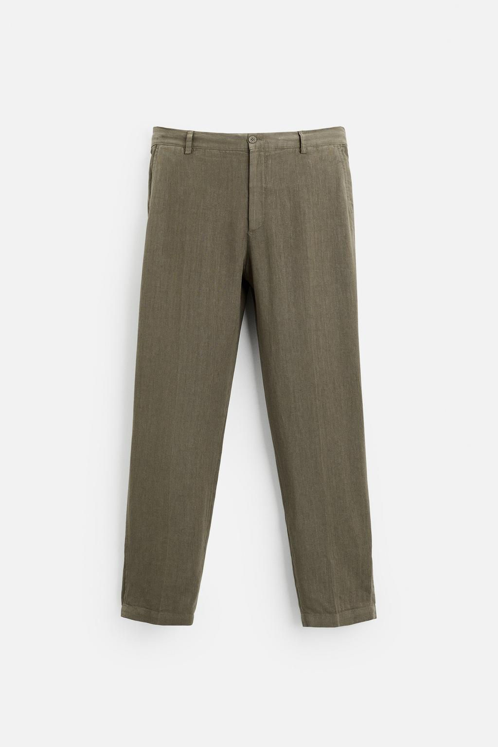 LINEN TROUSERS - Zara фото 40