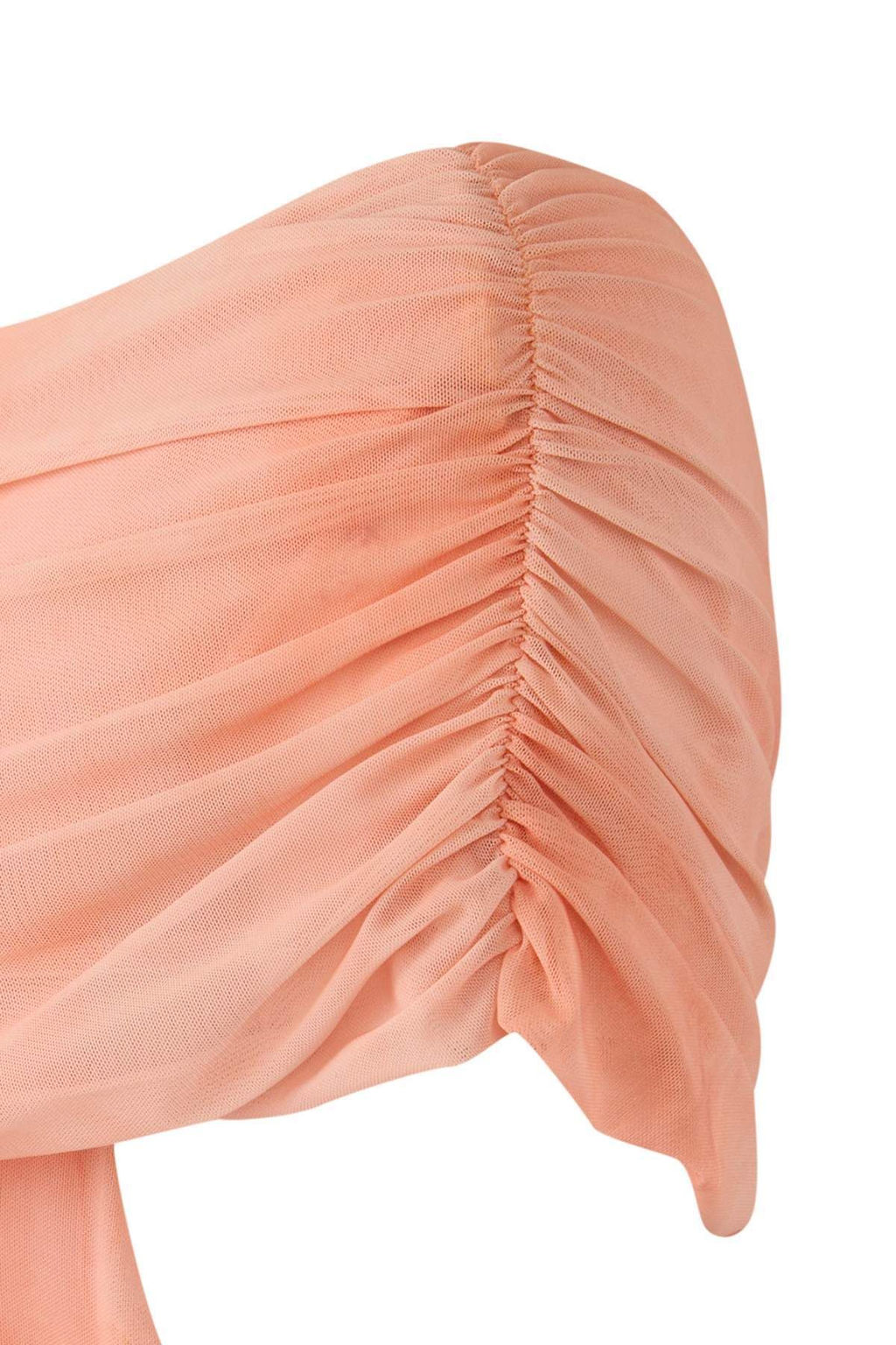 Ac?k Turuncu Desenli Kay?k Yaka Dokuma Maxi Abiye Gece Mezuniyet Elbisesi TPRSS25AE00190 - Trendyolmilla фото 13