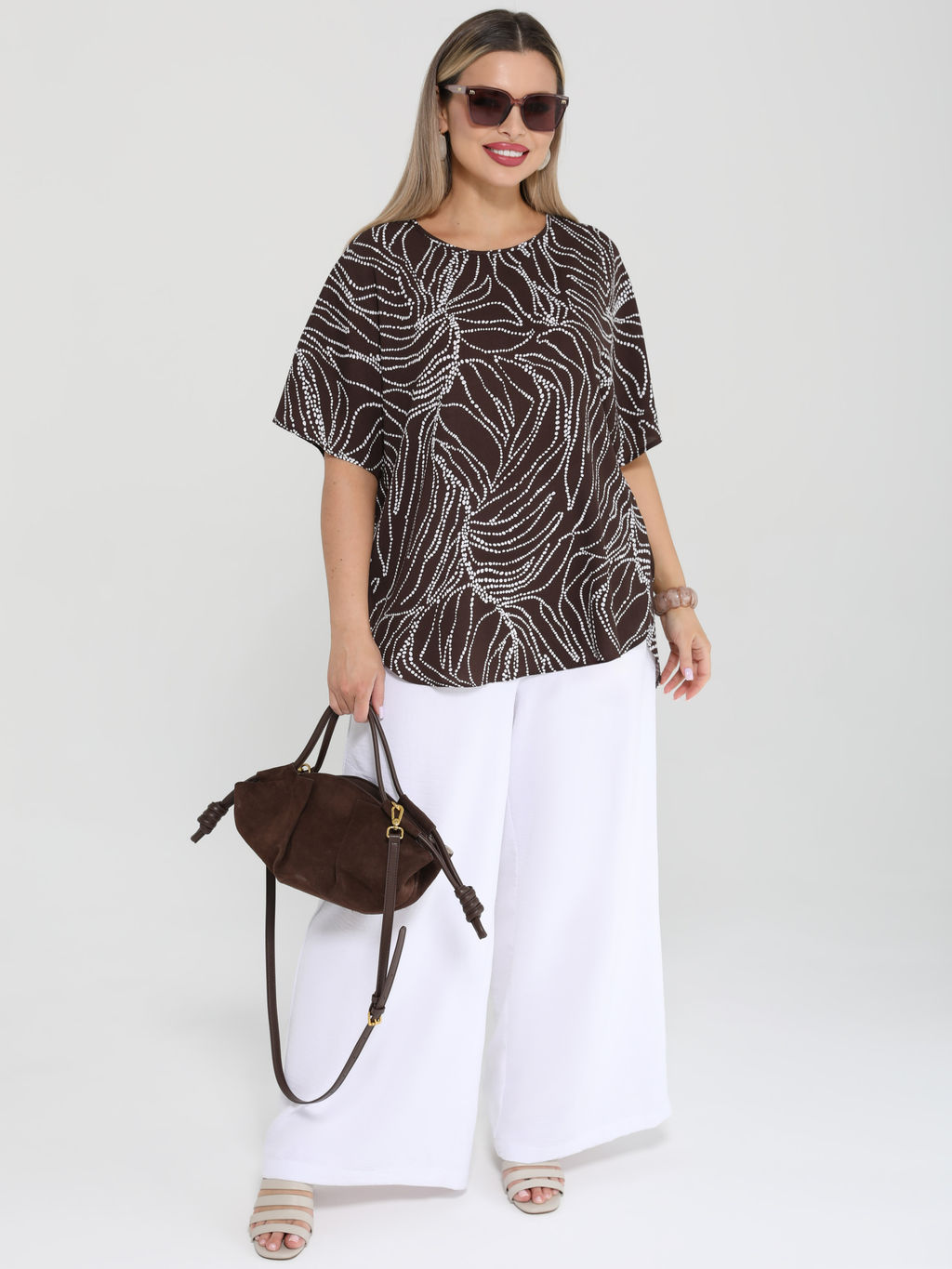 Блузка вискозная(сингапур) - Dora фото 39