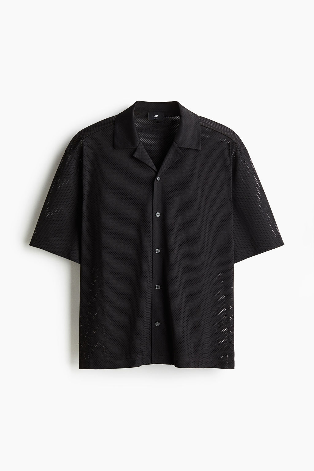 Camisa resort de malla Loose Fit - H&m фото 2