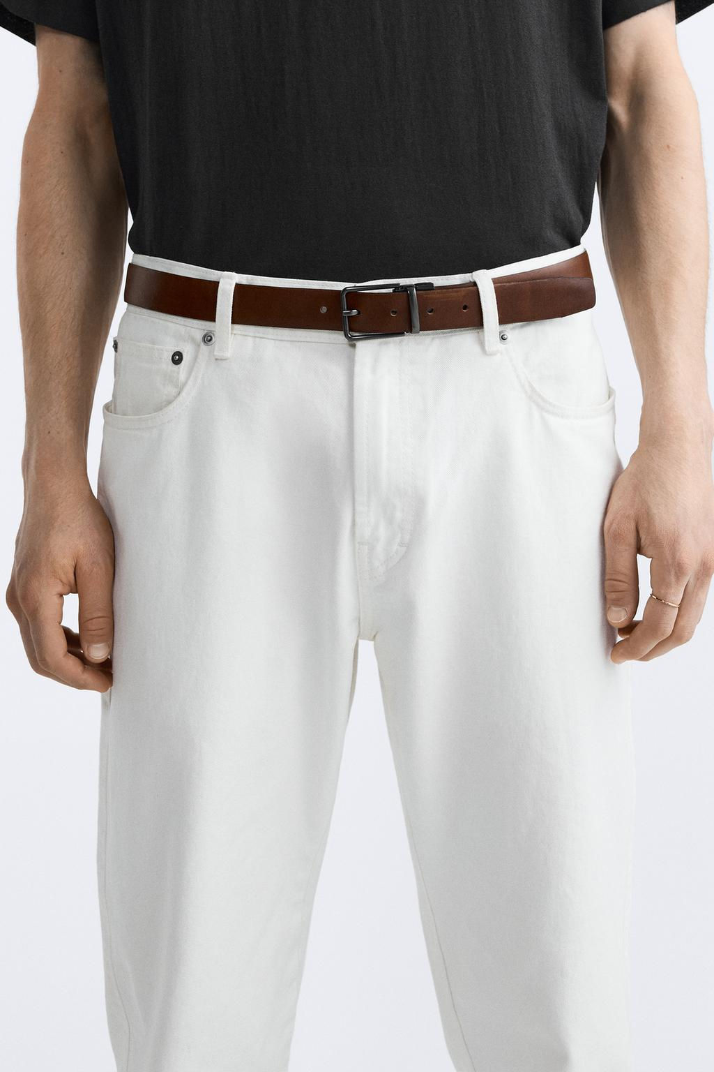 REVERSIBLE LEATHER BELT - Zara фото 2