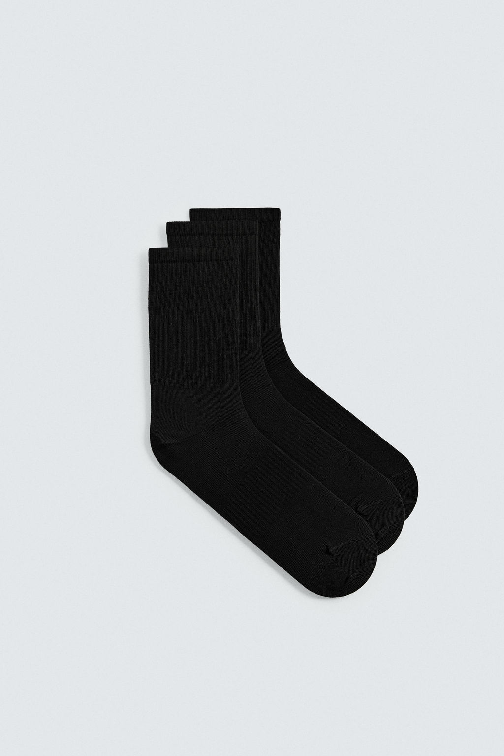 CALCETINES B?SICOS RIB PACK 3 / Negro - Zara фото 2