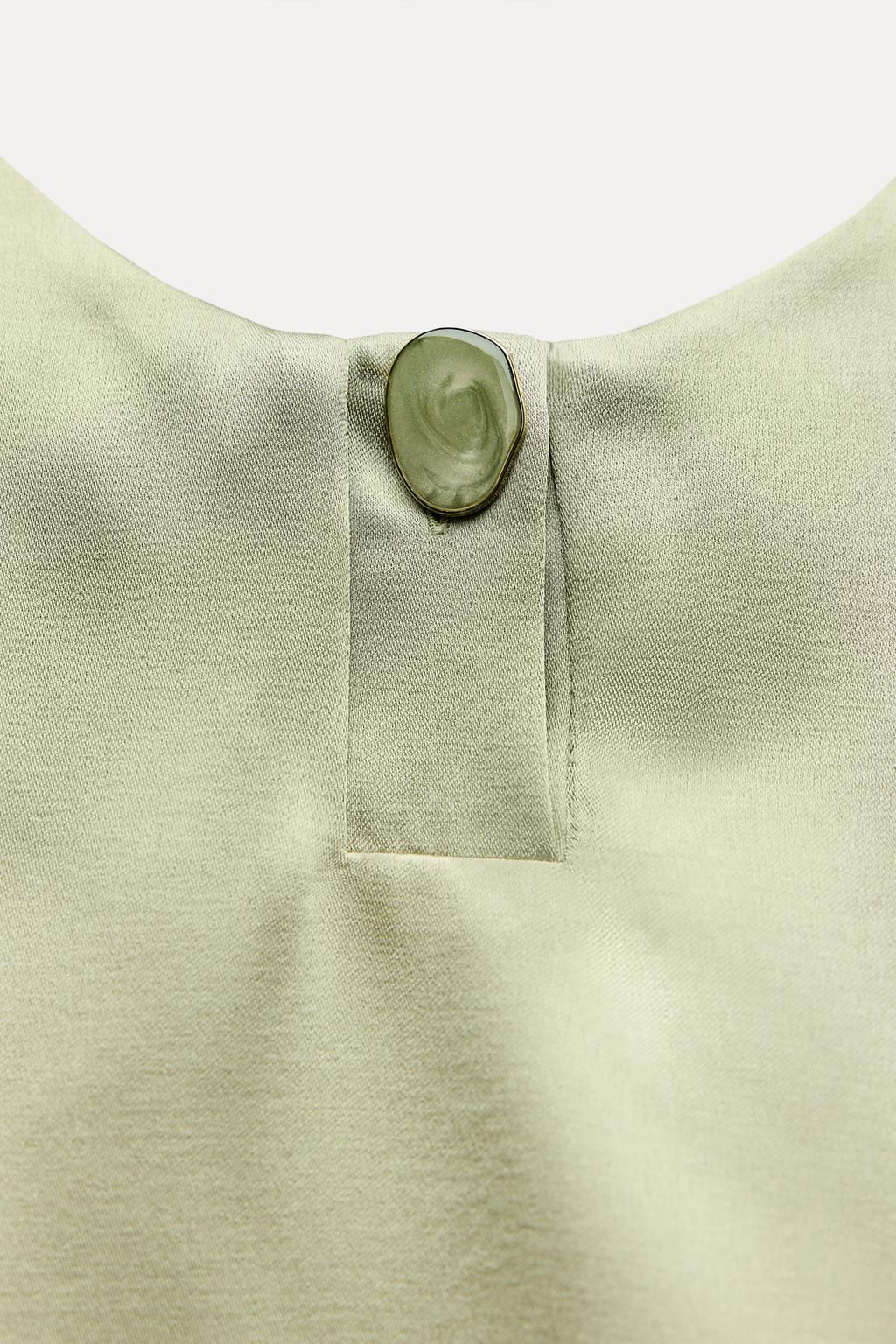 BALLOON SATIN TOP - Zara фото 6