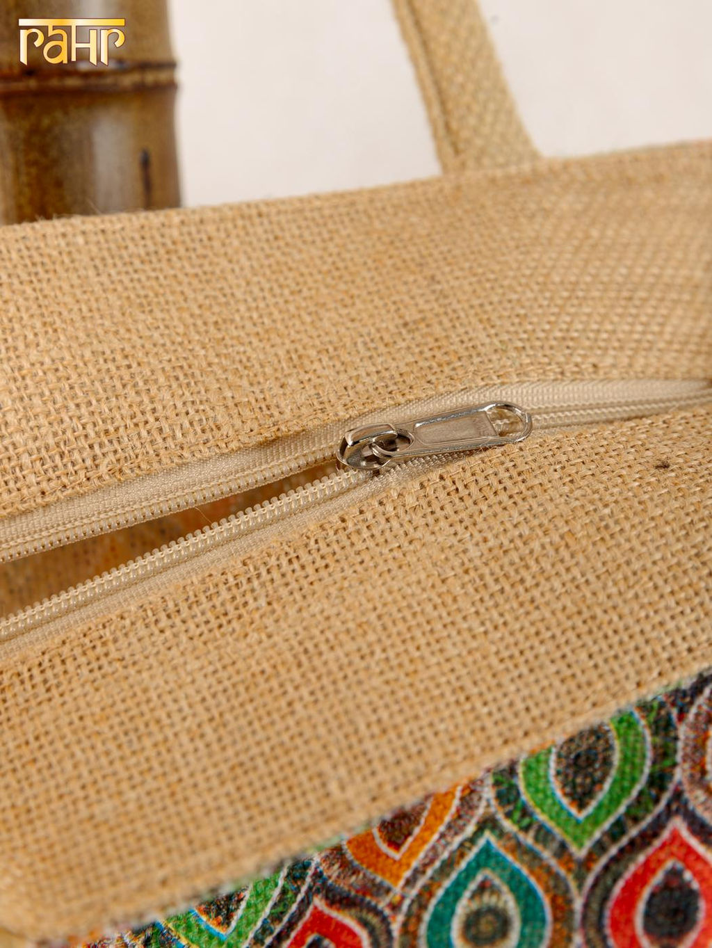 Сумка (джут) ламинированная 30х13х25см №3005/5 (Лето 2025) - Ганг фото 3