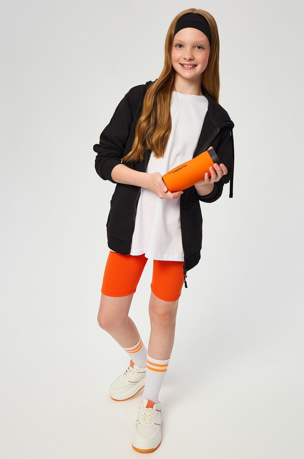 Велосипедки в рубчик для девочки Happyfox