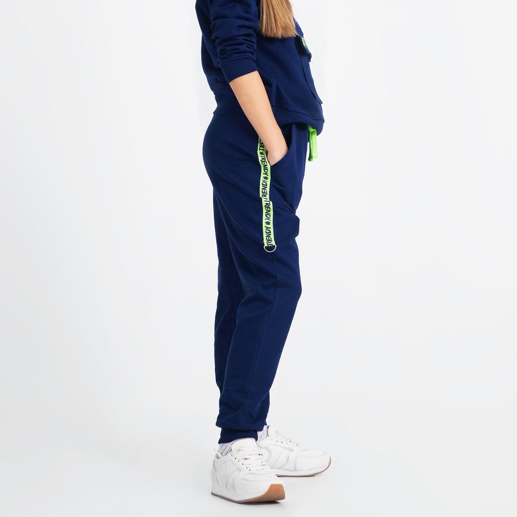 CRB wear/CWJG 70117-41-292 Брюки для девочки, темно-синий/Ex.Cherubino фото 2