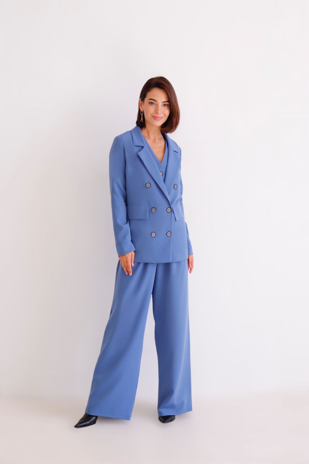 Martichelli Костюм-тройка в голубом оттенке  фото 3