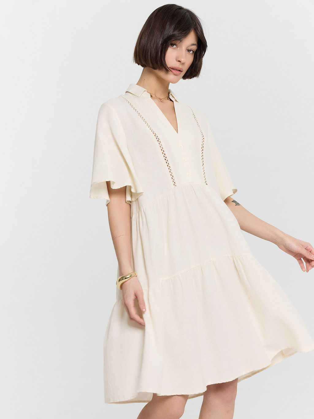 Платье женское бежевое - Mark formelle фото 6