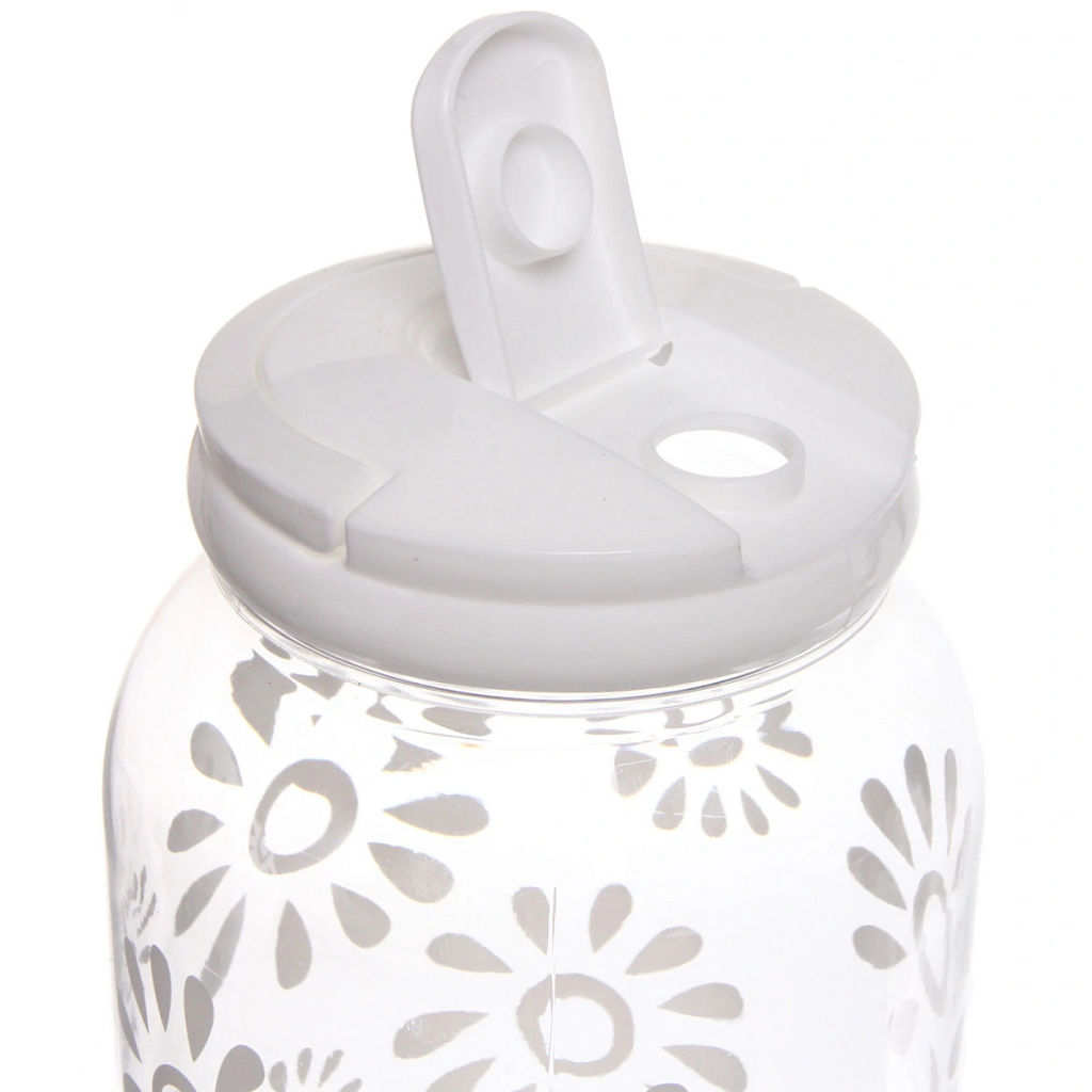 Кувшин пластиковый 3,8л "Летний микс" в наборе с 4-мя стаканами 650мл