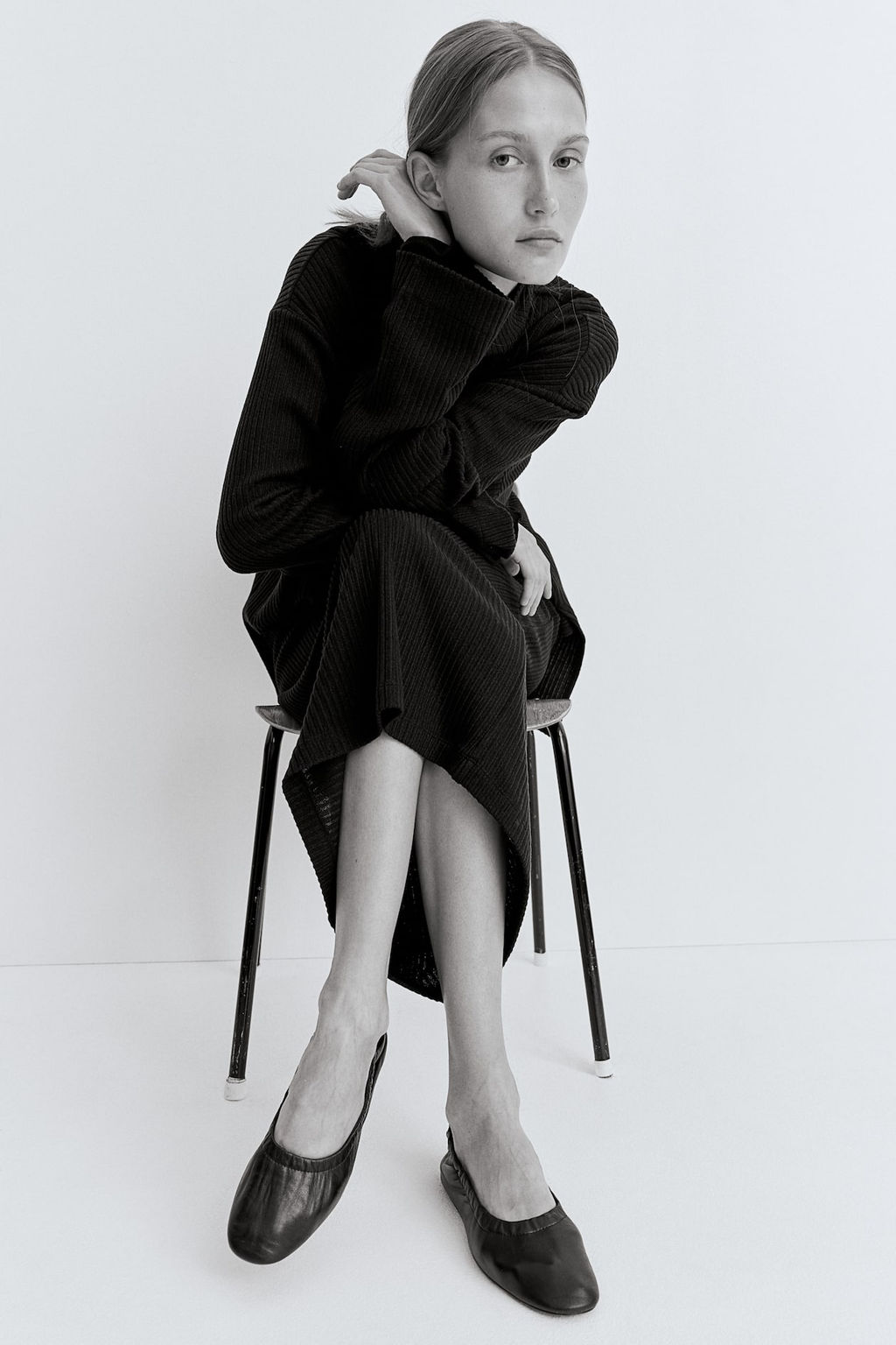 Falda midi en canale - H&m фото 4