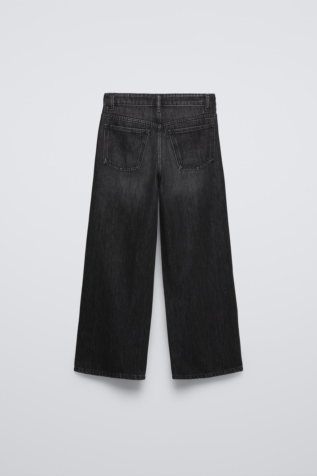 STUDDED WIDE-LEG JEANS - Zara фото 2