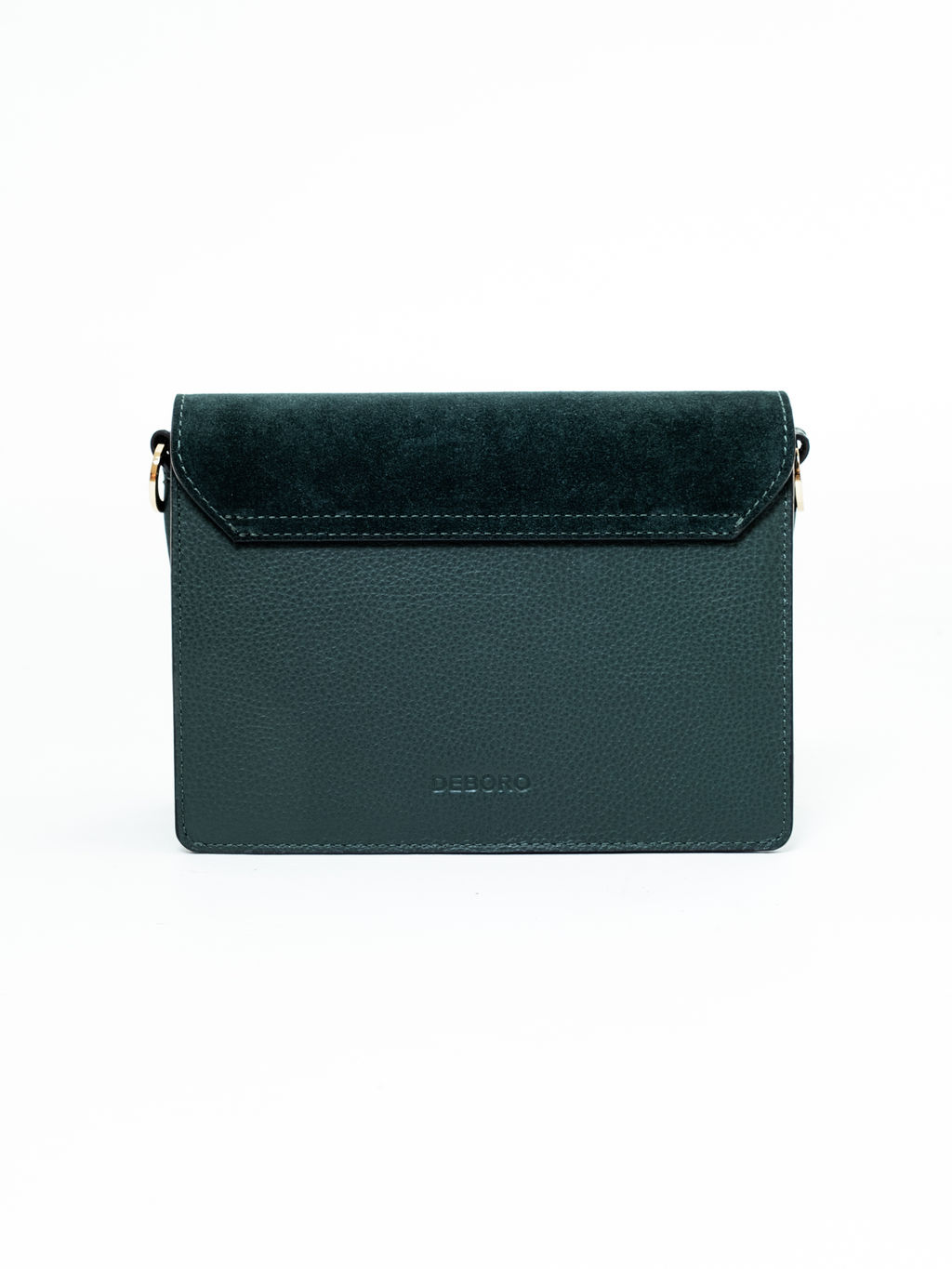 Сумка замшевая через плечо Deboro 30574 форест