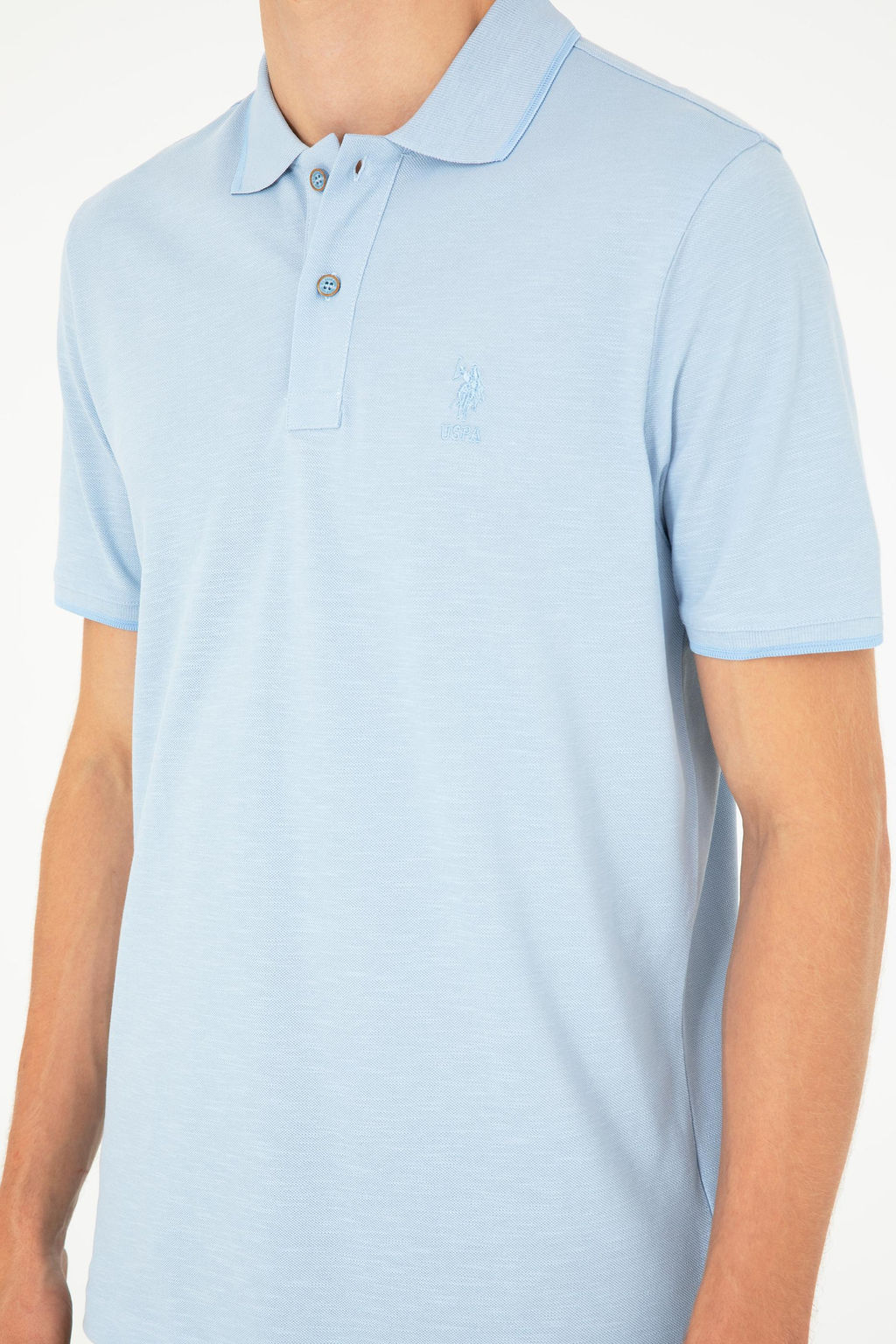 Мужская голубая футболка Неожиданная скидка в корзине - U.s. polo assn фото 7