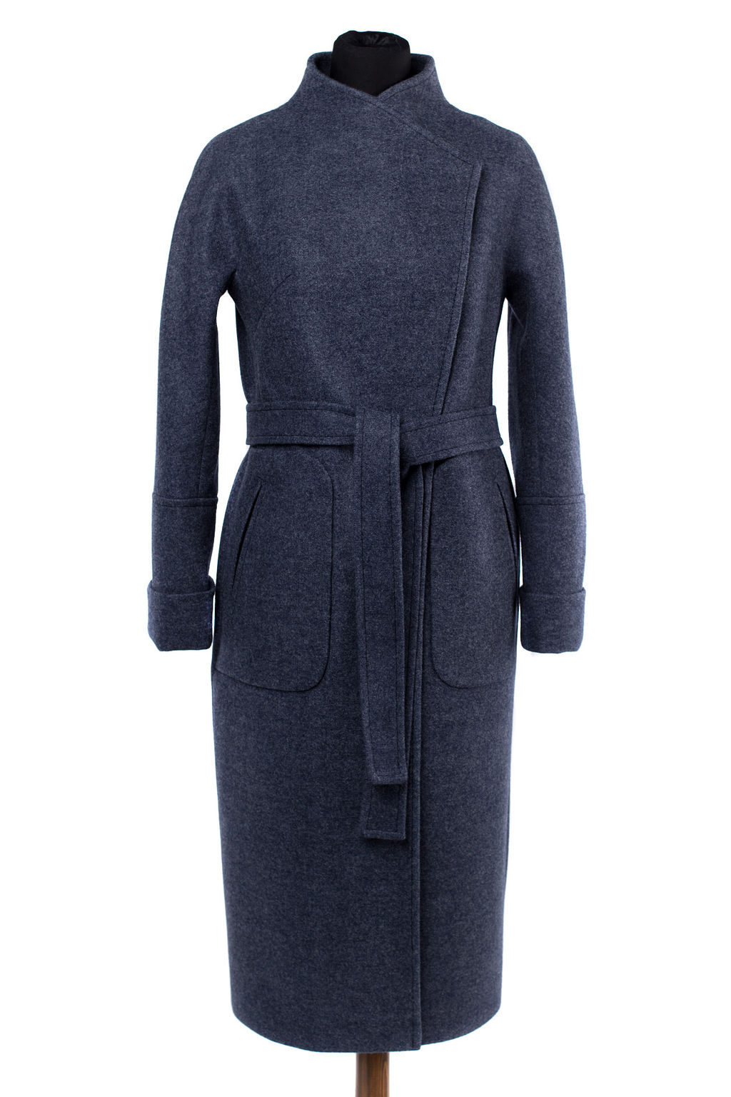 01-09051 Пальто женское демисезонное (пояс)