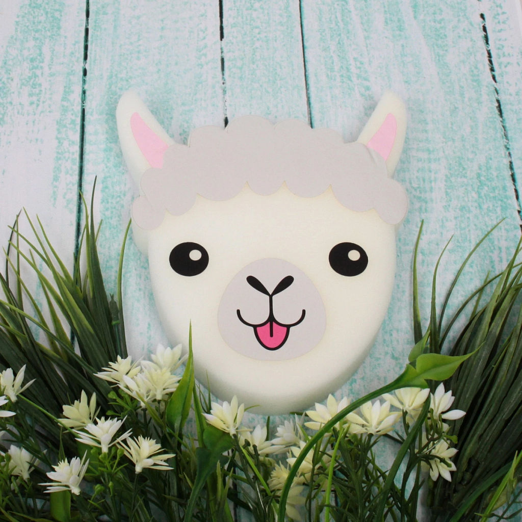 Цена за 3 шт. Губка для тела поролоновая детская фигурная "Sweet kids - Лама Молли", 15*19 см (ZIP пакет)