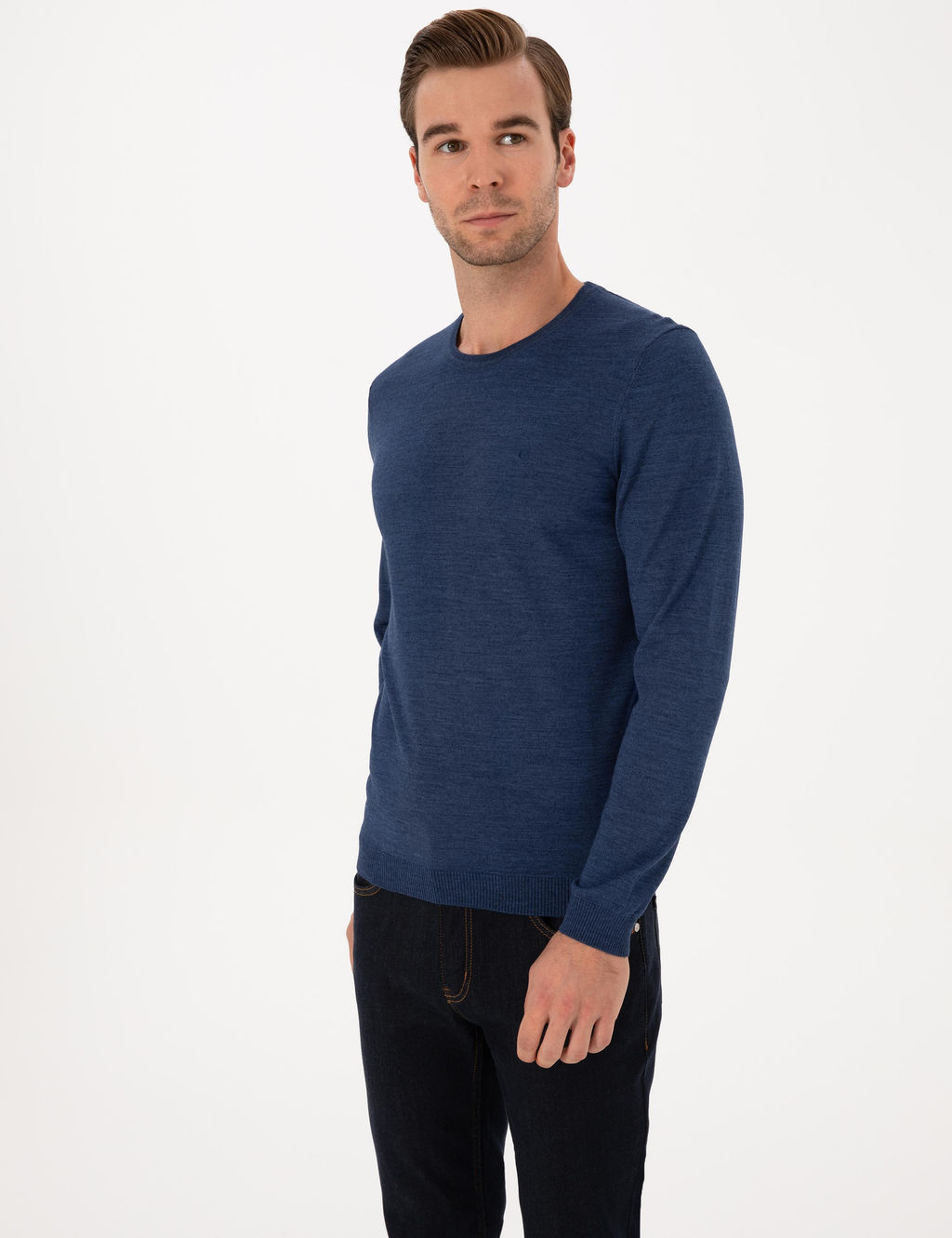 _ndigo Slim Fit Basic Kazak - Cacharel фото 3