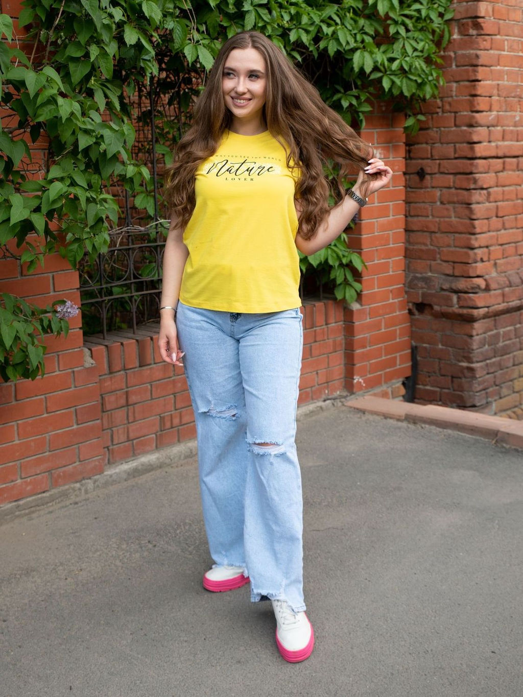 Футболка женская 533 Желтый* 420 Be Friends  фото 7