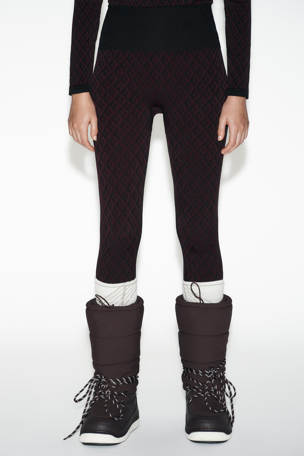 JACQUARD SKI COLLECTION LEGGINGS - Zara фото 3