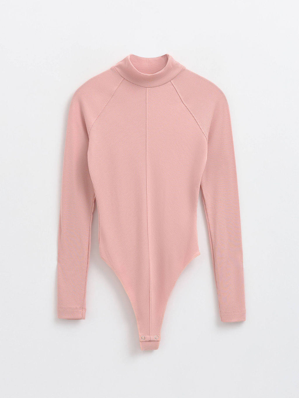 CONTE LBD 2380 Боди с центральным швом из фактурного полотна с вискозой pink clay