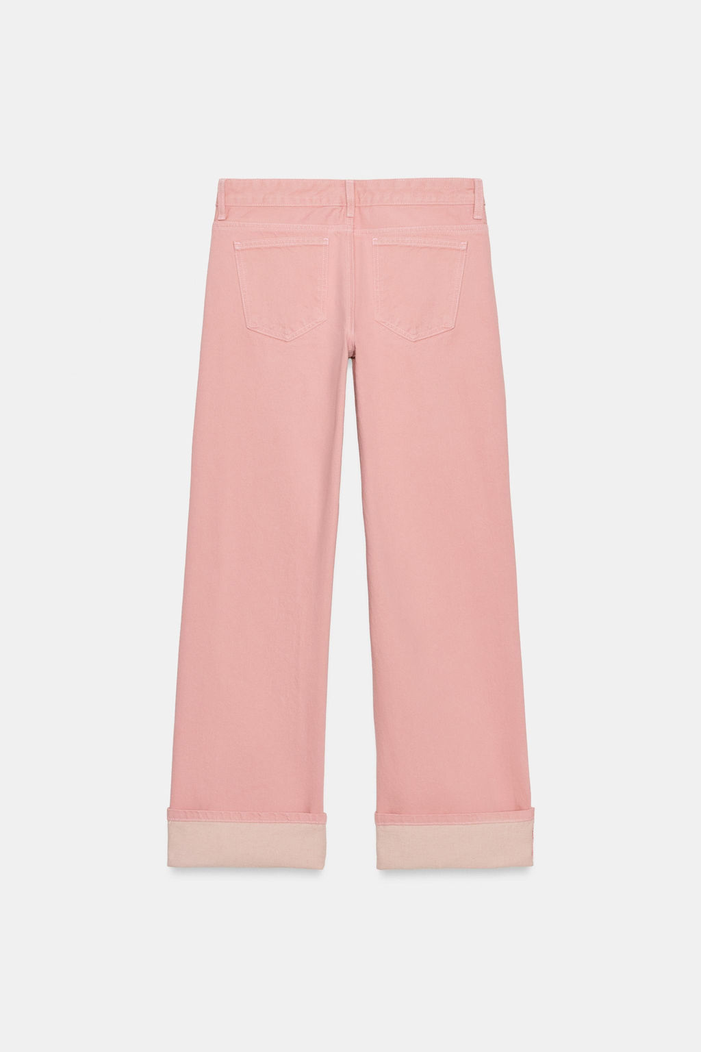 TRF LOW-RISE LOOSE FOLDED JEANS - Zara фото 7