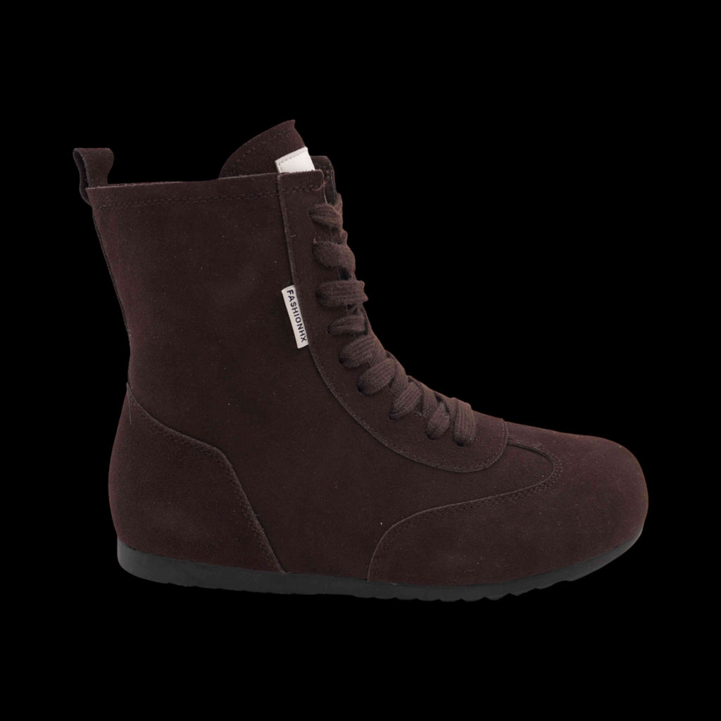 Ботинки из натуральной кожи P-MR23-2 коричневые