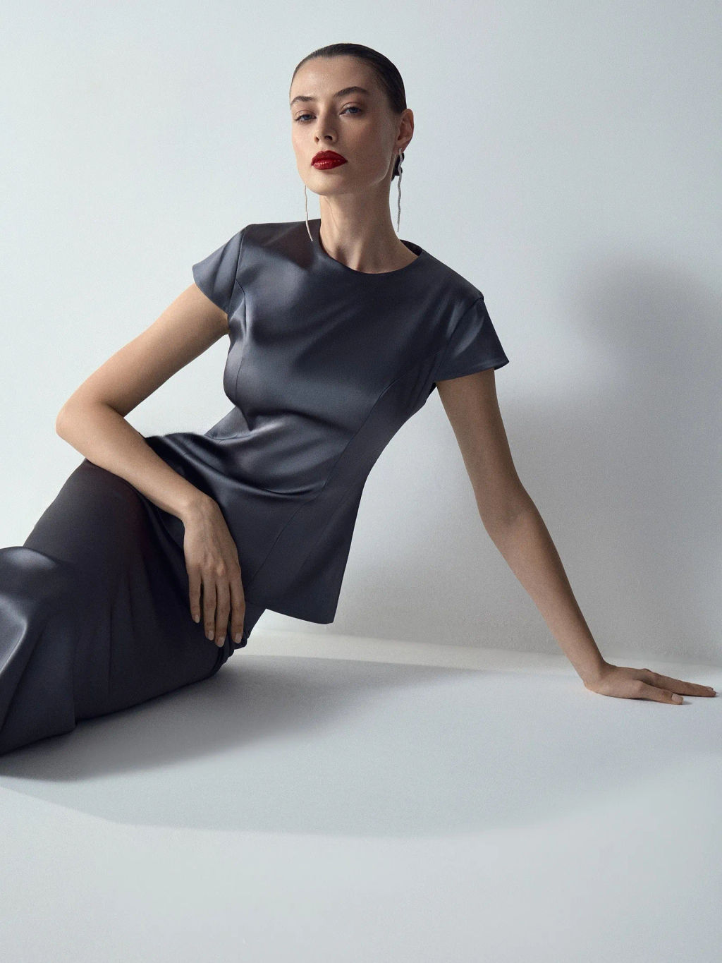 Юбка-карандаш миди, S947/pierre