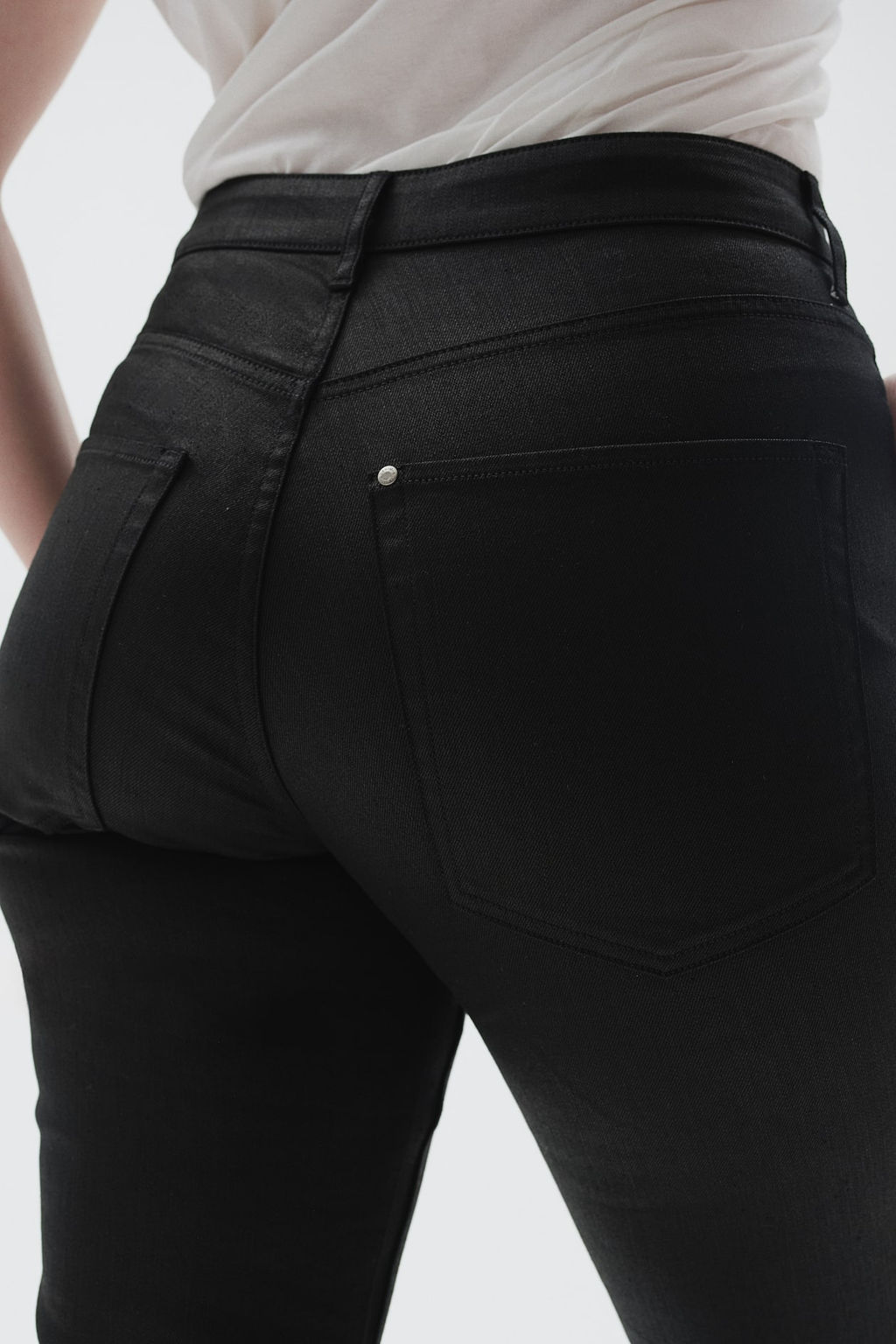 Curvy Fit Bootcut High Jeans - H&m фото 3