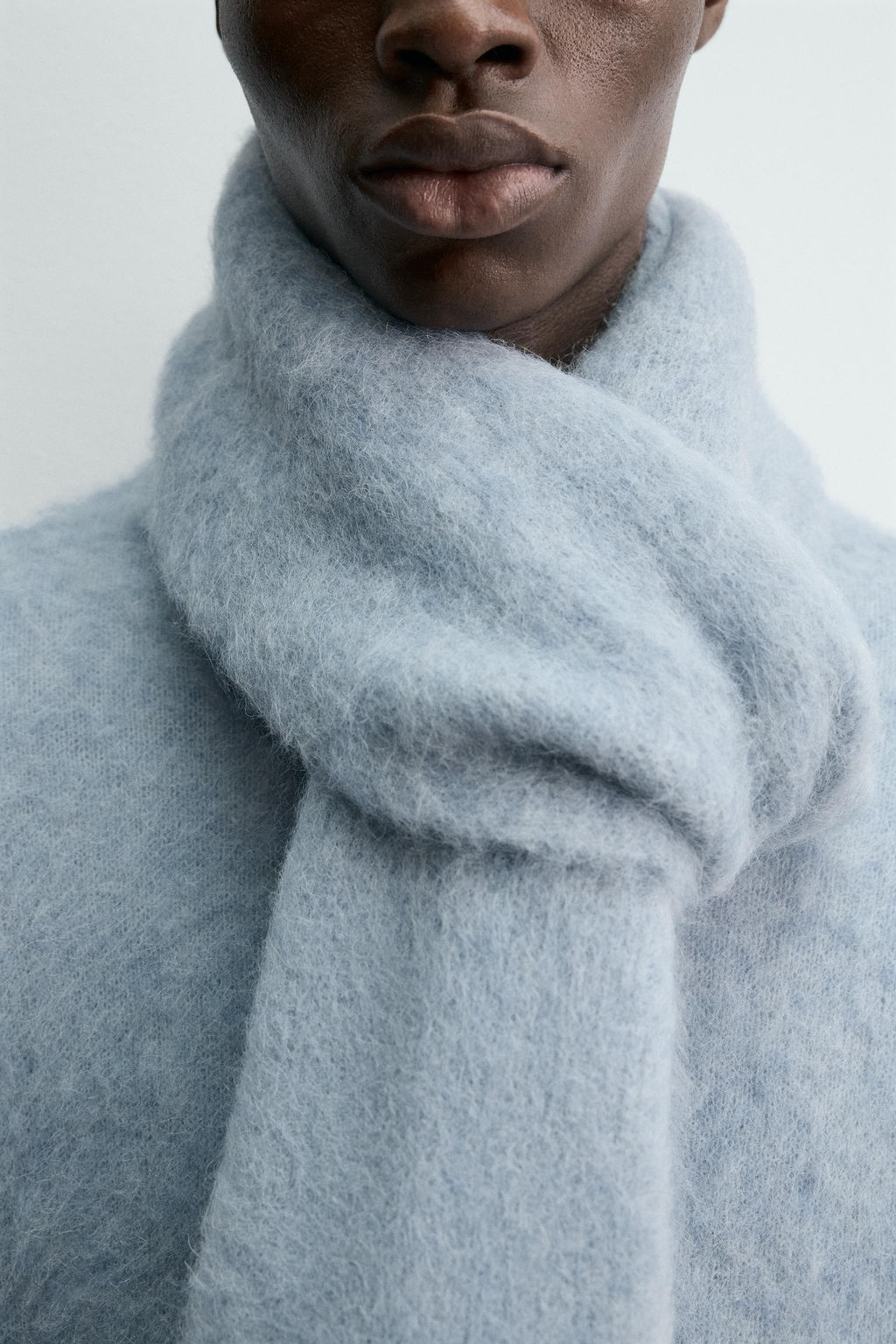 ALPACA BLEND KNIT SCARF - Zara фото 2