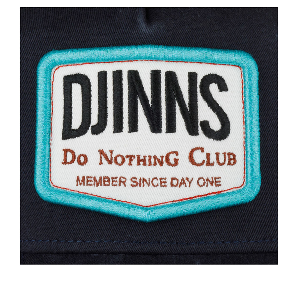 Бейсболка DJINNS арт. HFT Nothing Club 2 HeatDye (темно-синий)