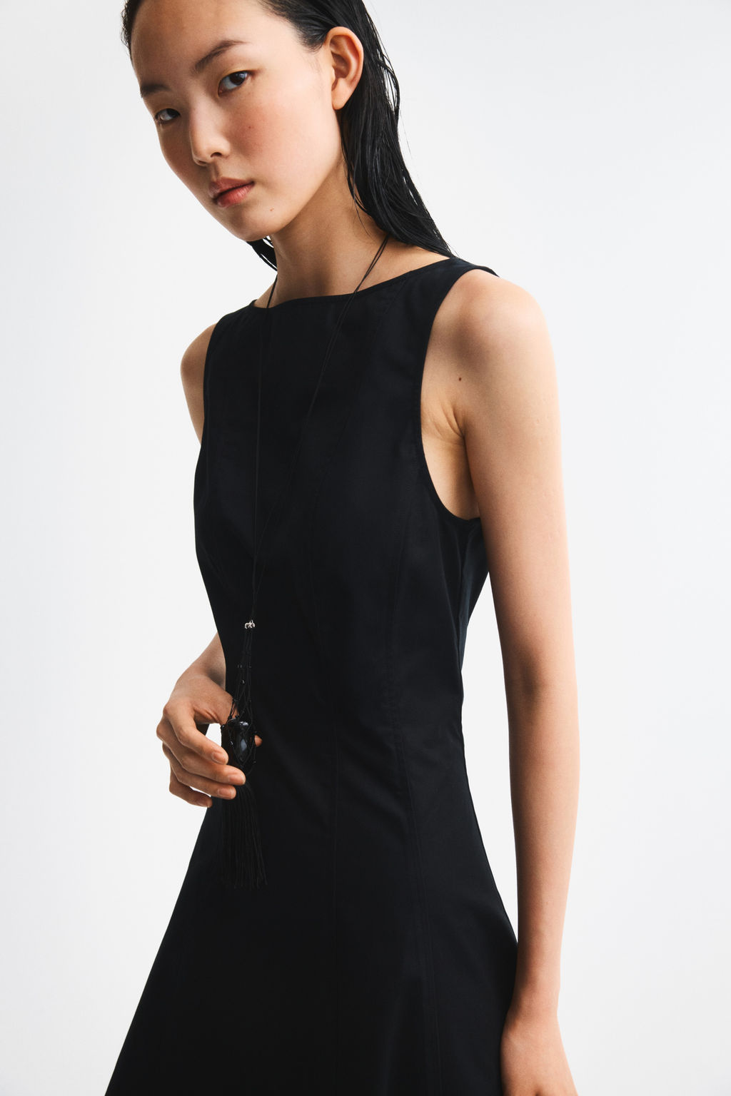 Vestido cut-out de sarga - H&m фото 7