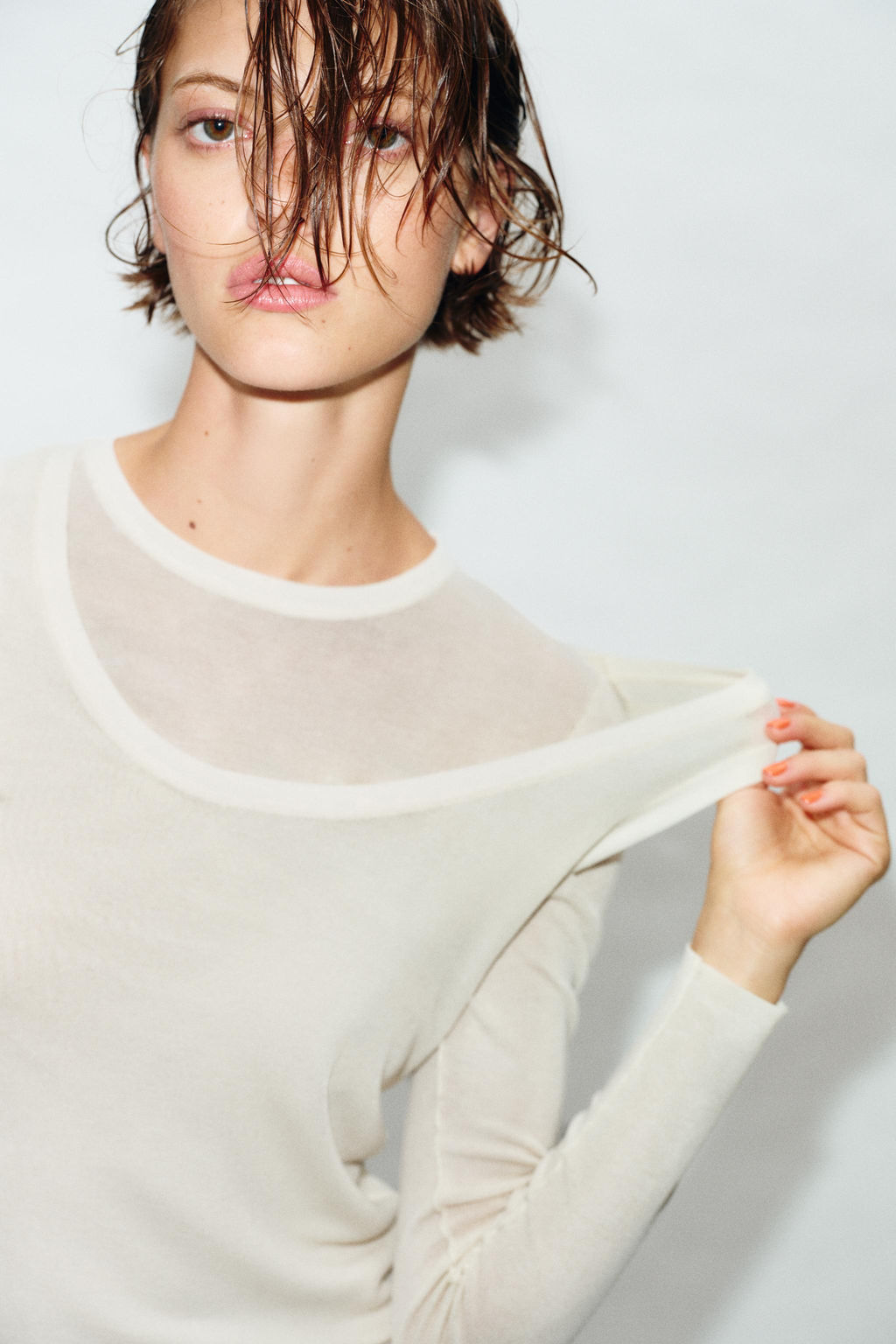 DOUBLE KNIT TOP - Zara фото 13