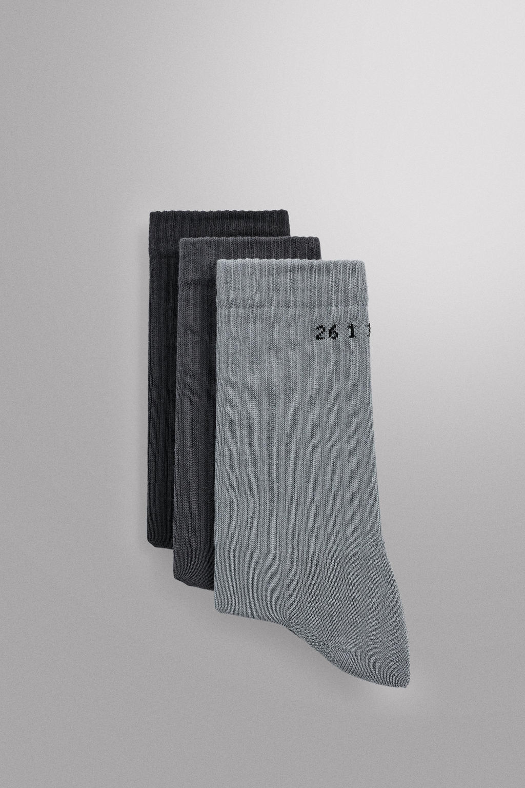 CALCETINES B?SICOS ENTRENAMIENTO PACK 3 / Azul