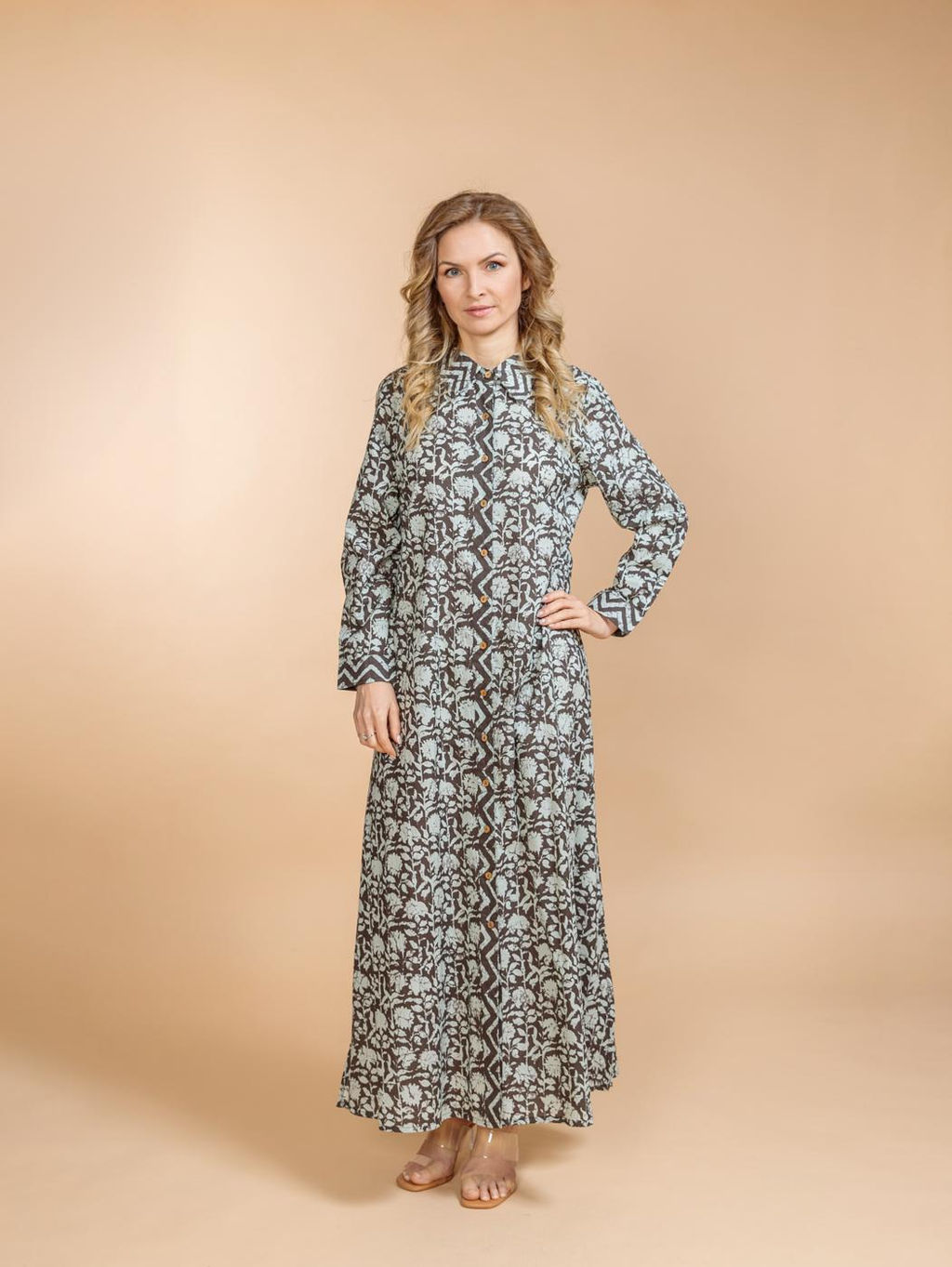 Платье (хлопок) №25-583-4 - Ганг фото 2