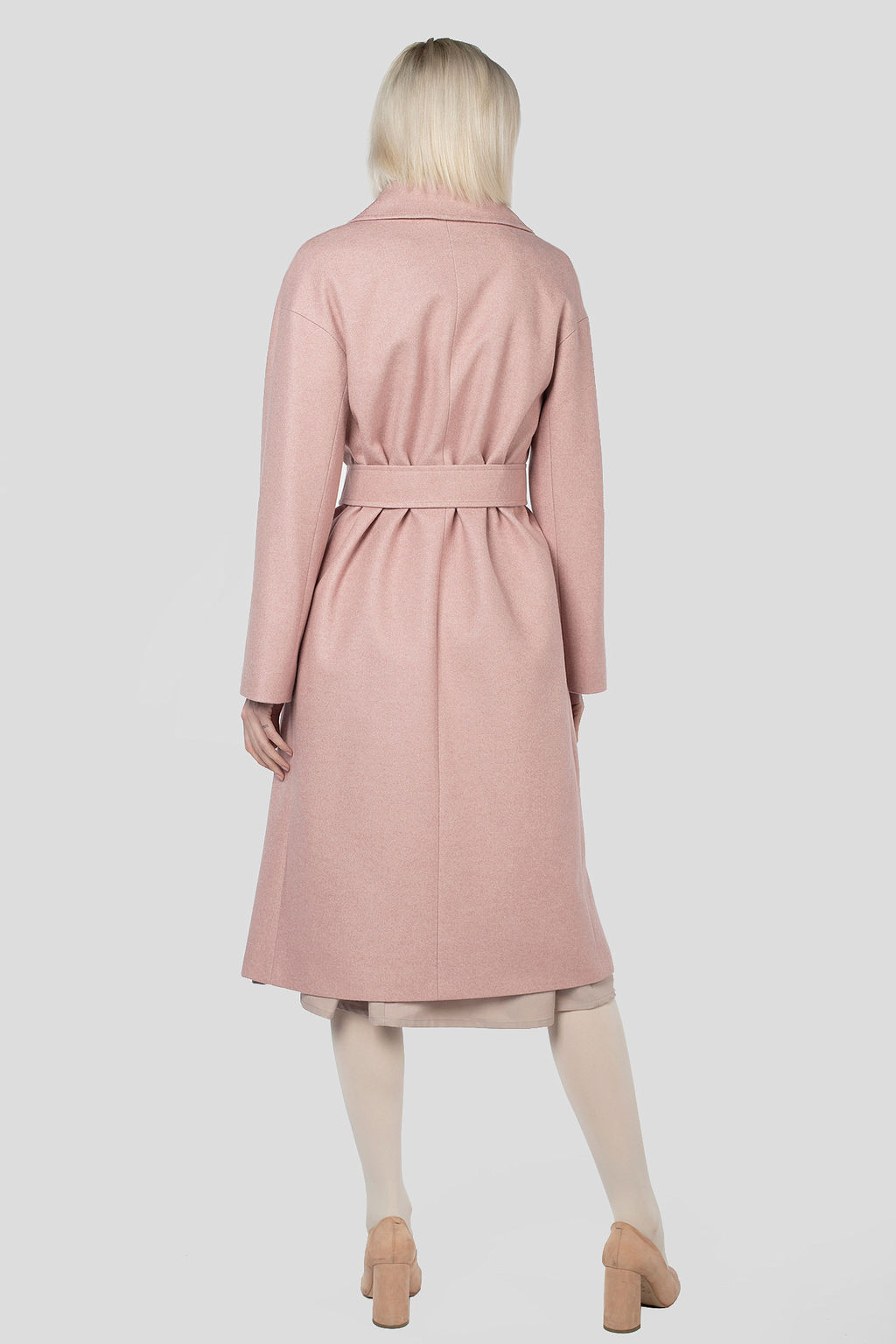 Пальто женское демисезонное (пояс) - El podio фото 4