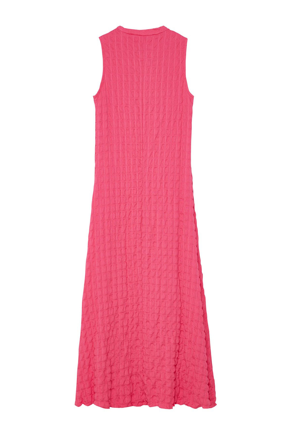 TRENDYOLMILLA Beyaz Duz Dokulu A Kesim/Can Form Bisiklet Yaka Dokulu Maxi Elbise TWOSS24EL00683 фото 13