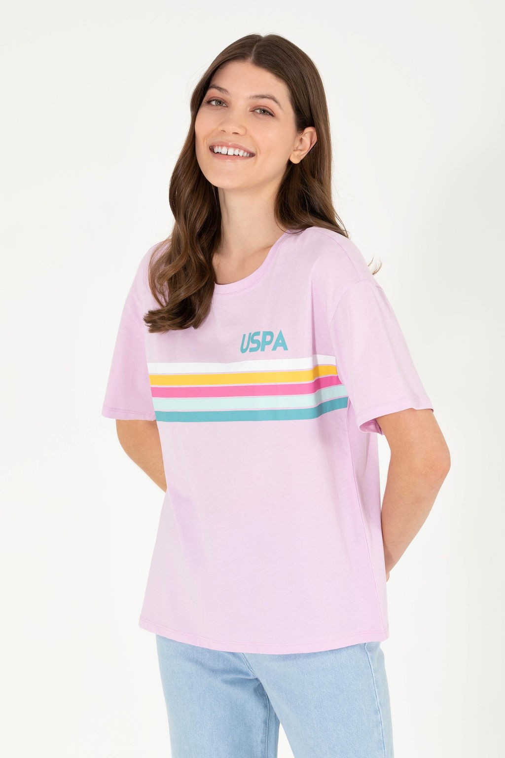 Женская футболка с круглым вырезом Магнолия Неожиданная скидка в корзине - U.s. polo assn фото 8