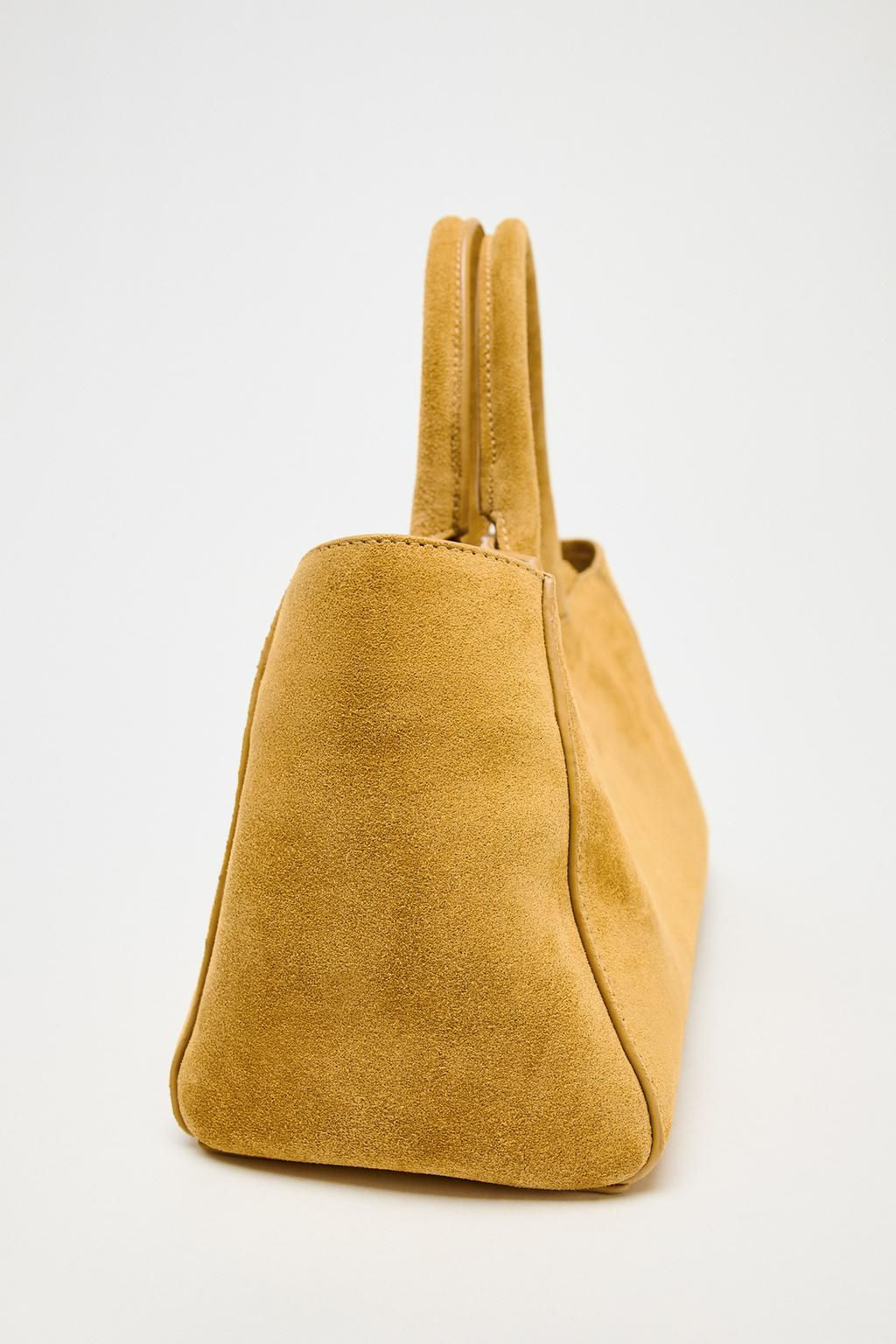 MINI SPLIT SUEDE CITY BAG - Zara фото 5
