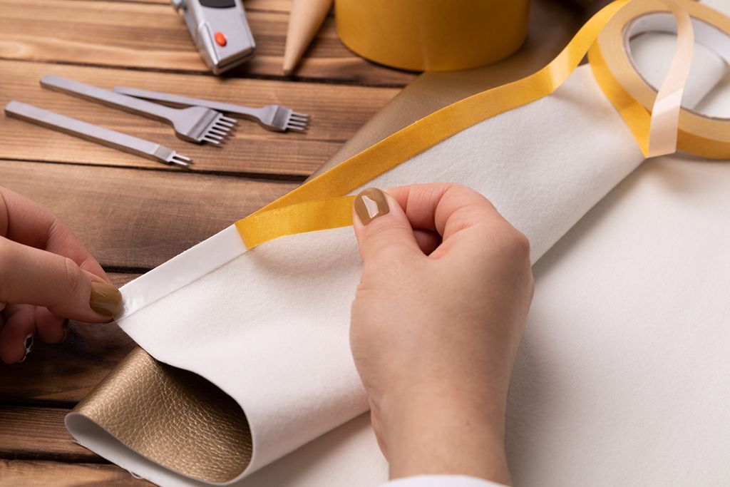 TDK-48 Трансфер для кожи двусторонний 25 м 48 мм в пакете белый