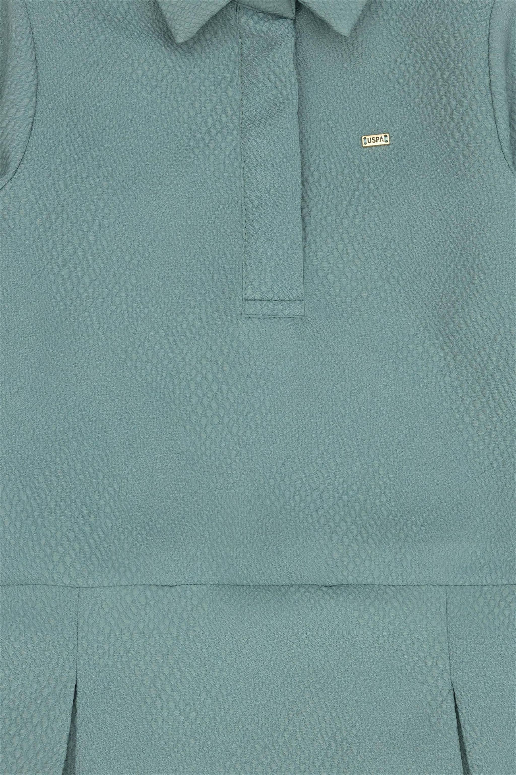 U. S. Polo Assn Мятное тканое платье для девочки - U.s. polo assn фото 8