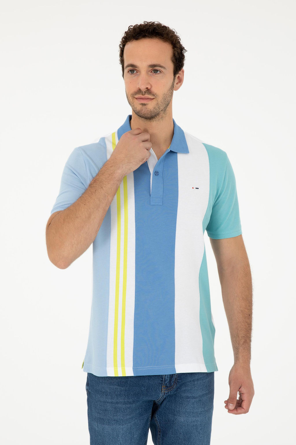 Мужская темно-синяя футболка Неожиданная скидка в корзине - U.s. polo assn фото 3