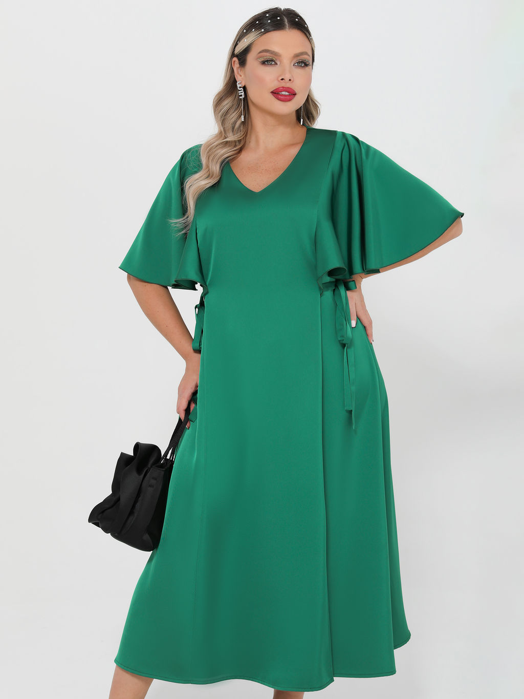 Платье 0375-1с зеленый