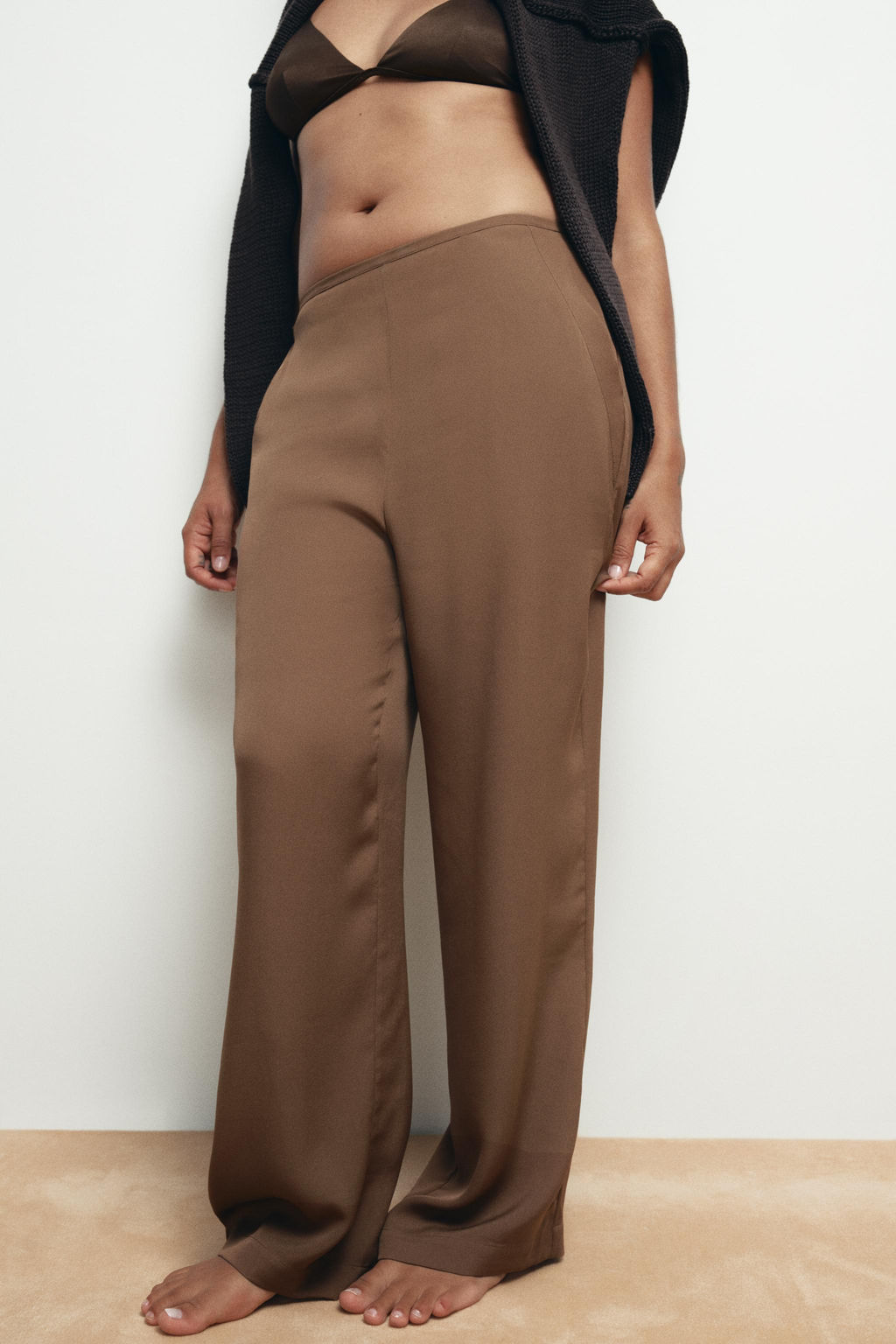 100% SILK TROUSERS