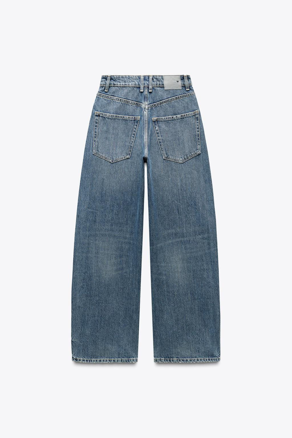 TRF MID-WAIST BAGGY JEANS - Zara фото 7