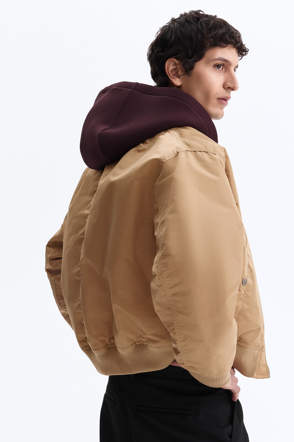 Cazadora bomber acolchada de nailon - H&m фото 6